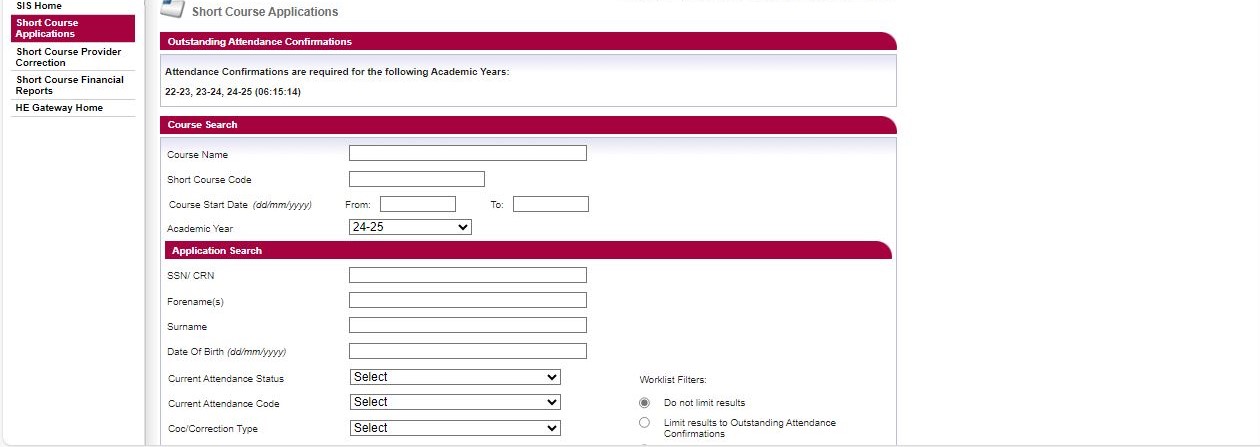 Create a course correction