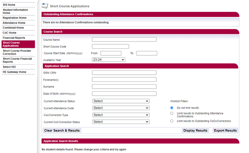 View Student Information